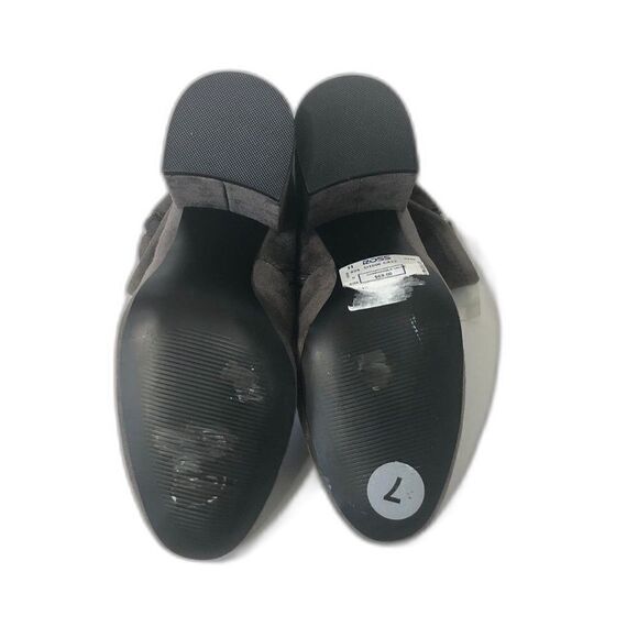 STEVE MADDEN Boots Women's Size 7 M Gray Gaze Faux Suede Ankle Booties NWT - Picture 5 of 9